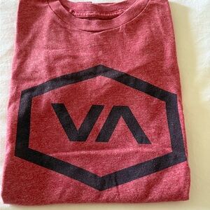 RVCA Red Short Sleeve Tee
